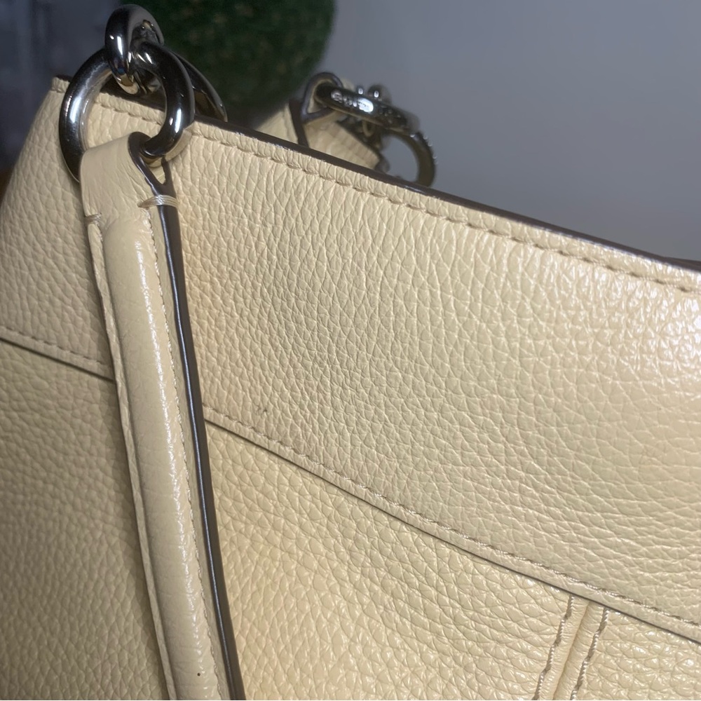 Coach Yellow Leather Shoulder Bag - Picture 13 of 17